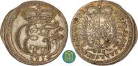 1/24 Taler (Groschen) 1734 Sachsen-Coburg-Saalfeld Christian Ernst und Franz Josias, 1729-1745. vorzüglich