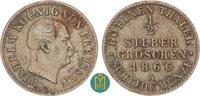 Brandenburg-Preußen. 1/2 Silbergroschen Wilhelm I. 1861-1888. -