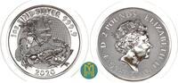 Großbritannien 25x 2 POUNDS (1 Unze) Tube Valiant St. Georg Drachentöter. -
