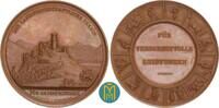 Brandenburg-Preußen. Bronzemedaille o.J., von Kullrich. Prämie des landwitschaftlichen Vereins für Rheinpreußen. Godesburg. -