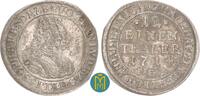 Sachsen Meiningen 1/12 Taler PFC Ernst Ludwig (1706 - 1724) auf die Vermählung -