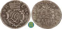 Schwarzburg Rudolstadt 6 Pfennig Ludwig Günther II. 1767-1790 -
