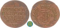 Schwarzburg Rudolstadt 1 Pfennig Johann Friedrich 1744-1767 -