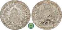Sachsen-Coburg-Saalfeld 20 Kreuzer Ernst Friedrich 1764-1800, selten. -