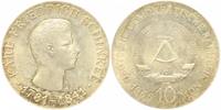 Deutsche Demokratische Republik (DDR) 10 Mark DDR: 10 Mark 1966, 125. Todestag von Karl Friedrich Schinkel