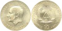 Deutsche Demokratische Republik (DDR) 10 Mark DDR: 10 Mark 1973, 75. Geburtstag von Bertolt Brecht