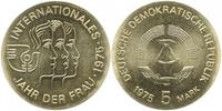 Deutsche Demokratische Republik (DDR) 5 Mark DDR: 5 Mark 1975, Internationales Jahr der Frau