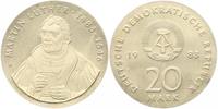 Deutsche Demokratische Republik (DDR) 20 Mark DDR: 20 Mark 1983, 500. Geburtstag von Martin Luther (1483-1546)