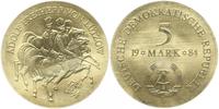 Deutsche Demokratische Republik (DDR) 5 Mark DDR: 5 Mark 1984, 150. Todestag von Adolf Freiherr von Lützow (1782-1834)