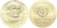 Deutsche Demokratische Republik (DDR) 20 Mark DDR: 20 Mark 1985, 125. Todestag von Ernst Moritz Arndt (1769-1860)