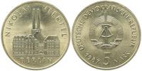 Deutsche Demokratische Republik (DDR) 5 Mark DDR: 5 Mark 1987, Nikolaiviertel in Berlin