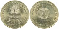 Deutsche Demokratische Republik (DDR) 5 Mark DDR: 5 Mark 1987, Weltzeituhr auf dem Alexanderplatz in Berlin