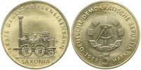 Deutsche Demokratische Republik (DDR) 5 Mark DDR: 5 Mark 1988, 150 Jahre erste deutsche Ferneisenbahn (Saxonia)