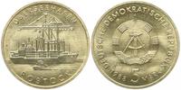 Deutsche Demokratische Republik (DDR) 5 Mark DDR: 5 Mark 1988, Überseehafen Rostock