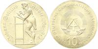 Deutsche Demokratische Republik (DDR) 10 Mark DDR: 10 Mark 1990, 175. Todestag von Johann Gottlieb Fichte (1762-1814)