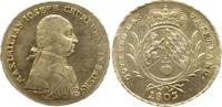 Bayern, Kurfürstentum Konventionstaler - mit Signatur - RR Maximilian IV. Joseph (1799-1805, König 1806-1825)