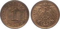 Deutsches Kaiserreich 1 Pfennig 1907 E Stempelglanz- 10,00 EUR  zzgl. 2,50 EUR Versand