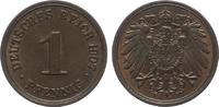 Deutsches Kaiserreich 1 Pfennig 1907 F hübsche Patina, Stempelglanz- 10,00 EUR  zzgl. 2,50 EUR Versand