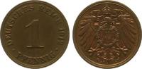 Deutsches Kaiserreich 1 Pfennig 1912 A vorzüglich 5,00 EUR  zzgl. 2,50 EUR Versand