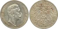 Deutsches Kaiserreich, Preußen Wilhelm II. (1888-1918) 5 Mark 1907 A kl. Kratzer, Rs. l. Korrosionssp., vorzüglich-