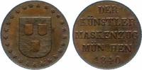 Bayern, Königreich Kupferjeton 1840 Ludwig I. (1825-1848): auf den Künst... 50,00 EUR  zzgl. 2,50 EUR Versand