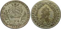 Nürnberg, Stadt 20 Kreuzer 1756 mit Titel Kaiser Franz' I. Vs. kl. Kratz... 60,00 EUR  zzgl. 2,50 EUR Versand