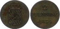 Bayern, Königreich 2 Pfenning 1835 Ludwig I. (1825-1848) sehr schön 30,00 EUR  zzgl. 2,50 EUR Versand