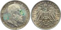 Deutsches Kaiserreich, Württemberg 3 Mark 1914 F Wilhelm II. (1891-1918)... 30,00 EUR  zzgl. 2,50 EUR Versand