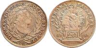 Bayern, Kurfürstentum Maximilian III. Joseph (1745-1777) 20 Kreuzer (Konventionszwanziger) 1754 sehr schön