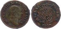 Bayern, Königreich 1 Kreuzer 1807 Maximilian I. Joseph (1806-1825) dunkl... 10,00 EUR  zzgl. 2,50 EUR Versand