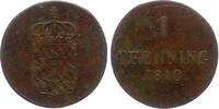 Bayern, Königreich 1 Pfennig 1810 Maximilian I. Joseph (1806-1825) sehr ... 10,00 EUR  zzgl. 2,50 EUR Versand