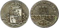 Würzburg, Großherzogtum 3 Kreuzer 1808 Ferdinand von Österreich (1806-18... 200,00 EUR  zzgl. 8,00 EUR Versand