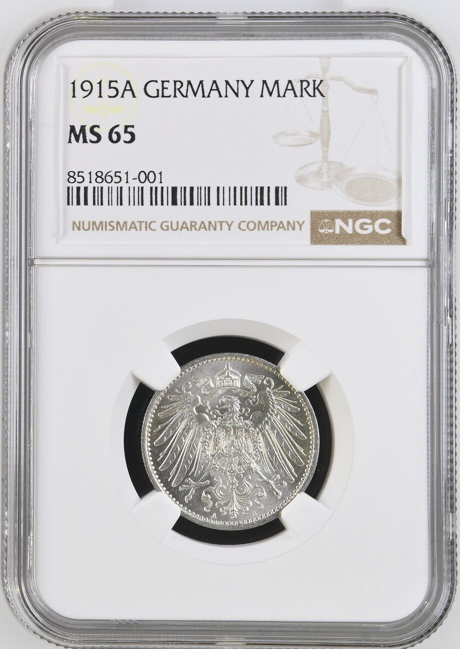 GERMANY MARK 1915A NGC MS 65 | MA-Shops