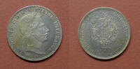 Habsburgermonarchie 1/4 Gulden Franz Joseph I. Venezien selten! -