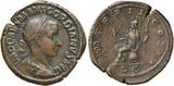 CCG Certified! AE Sestertius, Gordian III, Rome: P M TR P II COS P P / S C