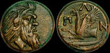 Greek, BOSPORUS. Pantikapaion. Perisad I, 345-310 B.C. Tetrahalc 330-315 B.C.