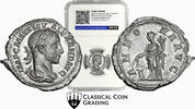 CCG-MS62, Severus Alexander (222-235 AD). AR Denarius, 233-235 AD.