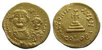 Heraclius - Gold solidus with his son! (AP2599)