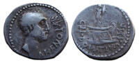 Roman republic - denarius Ahenobarbus great grandfather of Nero! (AU2575)