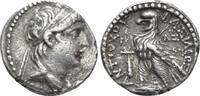The Seleucid Kings, Antiochus VII Evergetes, 138-129 Tyre Didrachm circa 137-136