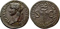 Tiberius (14-37 AD). AE As (28.14 mm, 11.25 g). Rome, 35/36 AD., winged caduceus