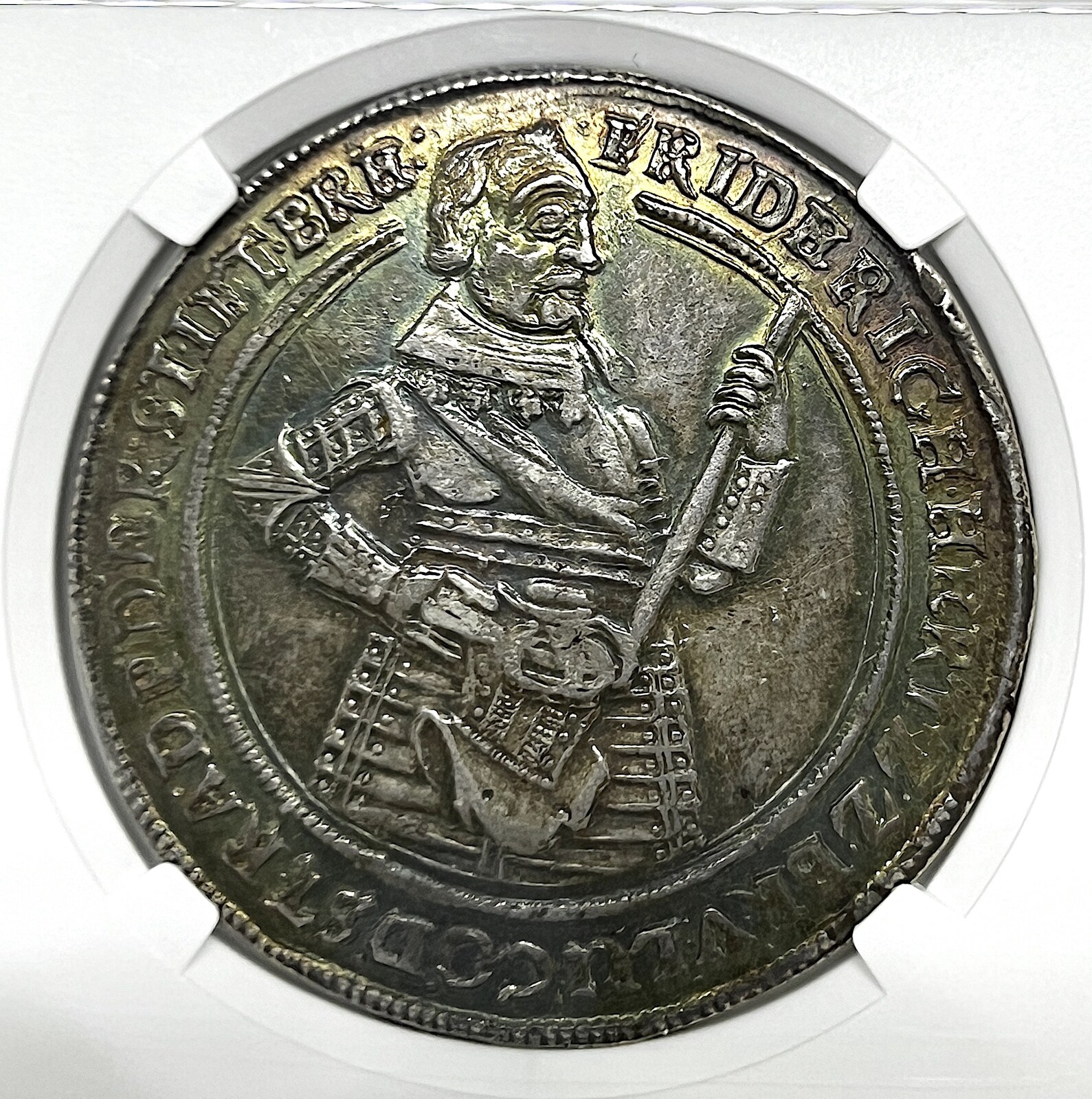 GERMANY TALER (1641-49) HS Friedrich (1636-1648). NGC MS 62 | MA-Shops