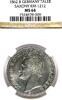 TALER 1862 B GERMANY Johann (1854-1873). NGC MS 64