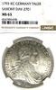 TALER 1793 IEC GERMANY Friedrich August III (1763-1827). NGC MS 63