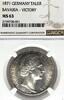 GERMANY TALER 1871 Ludwig II (1864-1886). NGC MS 63 1152,18 EUR kostenloser Versand