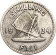 Fiji 1 Shilling 1934 Georg V. ss-