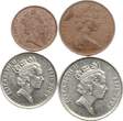 Fiji Lot mit Cents 1975 Elisabeth II. ss-vz