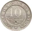 Belgien 10 Centimes 1895 Leopold II., 1865-1909 vz