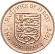 Jersey 2 Pence 1975 Elisabeth II. ss-vz