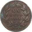 Portugal 20 Reis 1884 Luiz I. 1861-1889 ss-